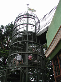 Spiral Staircase to the Roof